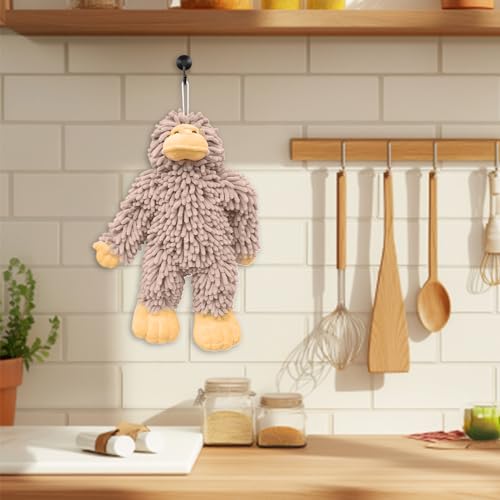 Serviette chenille animaux et maison - Boule de serviette cuisine bain séchage rapide - 3