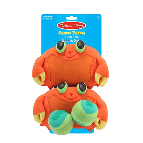 Melissa & Doug Sunny Patch Clicker Crab Toss And Grip Catching Game With 2 Balls #TOP5