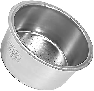 NEOUZA 51mm Portafilter Basket for Delonghi EC680/EC685 Breville 250XL Coffee Espresso Machine  Double Cup Non Pressurized Porous, Stainless Steel