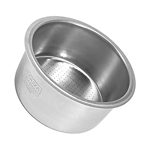 NEOUZA Cesta portafiltro de 51 mm para cafetera espresso Delonghi EC680/EC685 Breville 250XL - Doble...