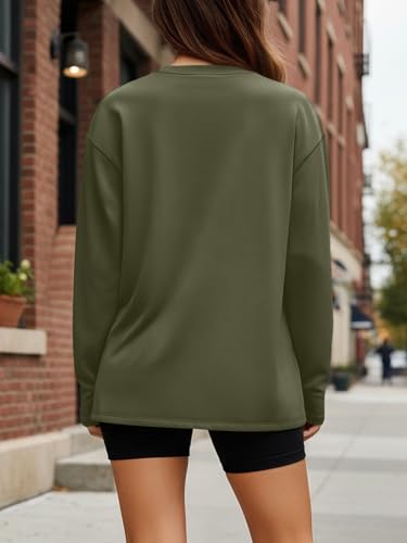 Trendy Queen Womens Oversized Long Sleeve T Shirts 2025 Basic Crewneck Tee Fall Tops Casual Workout Y2K Clothes