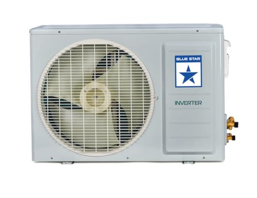 Image of Blue Star 2 Ton 3 Star Split Inverter AC (Turbo Cool, Hexa Inverter Technology, 5-in-1 Convertible Cooling, Comfort Sleep, Energy Saver, IB324TKU, Copper Condenser) White