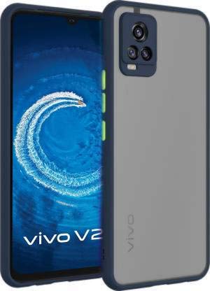 Ally SelectionTransparent Camera Protection Back Cover Case for Vivo V20 Pro- Blue