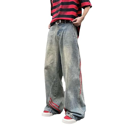 Scenari di stile versatile: dalla sessione streetwear alla visita al caffè fino alla sera in discoteca: i pantaloni larghi da uomo si adattano a sneaker, felpe oversize o accessori vintage.