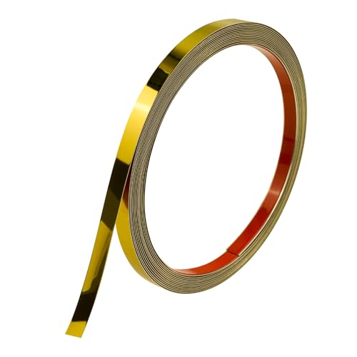 JSIWOTH Edelstahl Wandabschlussleiste, Selbstklebende Metall Zierleiste mit...