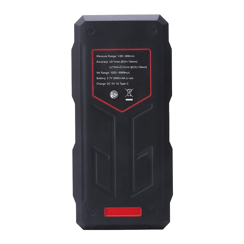 UNI-T UT345A Ultrasonic Thickness Gauge, portable with meter micron coating thickness gauge 3.7V 2000mAh lithium battery