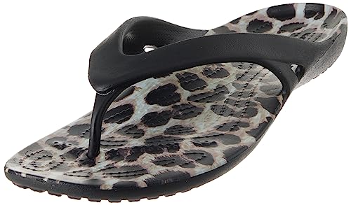 Crocs Herren Kadee II Graphic Flip W Flip, Black/Multi Animal, 36/37 EU
