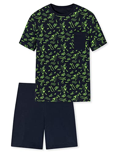 Schiesser Jungen Schlafanzug Set kurz - 100% Organic Bio Baumwolle -...