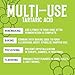 Craft A Brew - Tartaric Acid - Food Grade - For At Home Brewing - For Wines & Meads - Improves Structure, Acidity & Aging Potential - Add After Fermentation is Complete - 8 oz Package
