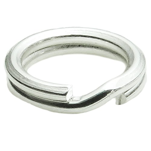 20 pcs 925 Sterling Silver 5mm Round Split Jump Ring 24 GA Gauge / 0.5mm Wire Charm Connector
