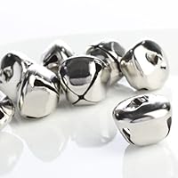 Algopix Similar Product 5 - Package of 24 Shiny Silver 38mm Jingle