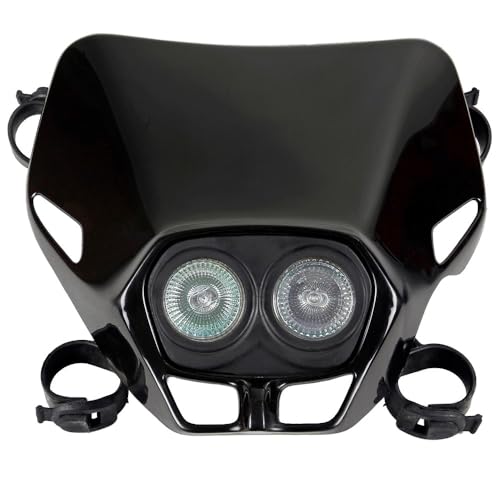 Masque frontal firefly twins noir : équipement de vision et éclairage tête