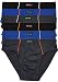 Produktbild 12 oder 6 weiche 100% Baumwolle Herren Sport Slips in schönen Farbkombinationen und Muster mit und ohne Eingriff 12er 6er Spar Pack Slip Herrenslip Jungen Man, 6 Ohne Eingriff 01, 2XL-8