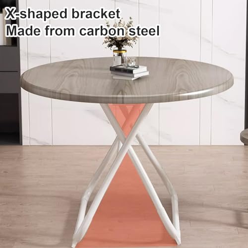Table de patio pliable ronde de 70 cm pour repas conviviaux en arrière-cour