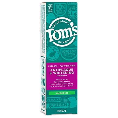 Tom's of Maine Spearmint Antiplaque Toothpaste Cover