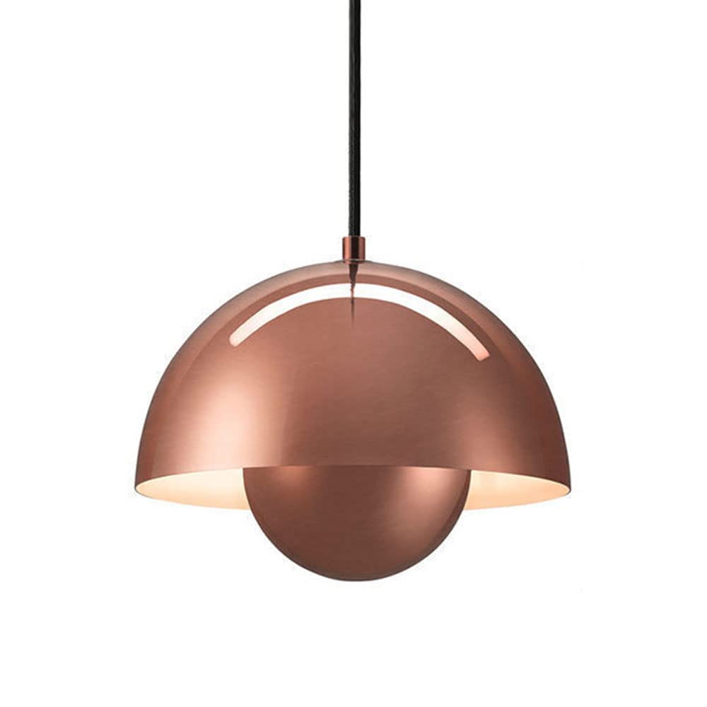 LYMSXAZOU Nordic Style Creative Circle Pendant Lamp Adjustable Metal Shade E27 Hanging Light Fixture Modern Ceiling Lighting for Home Decor Dining Room Living