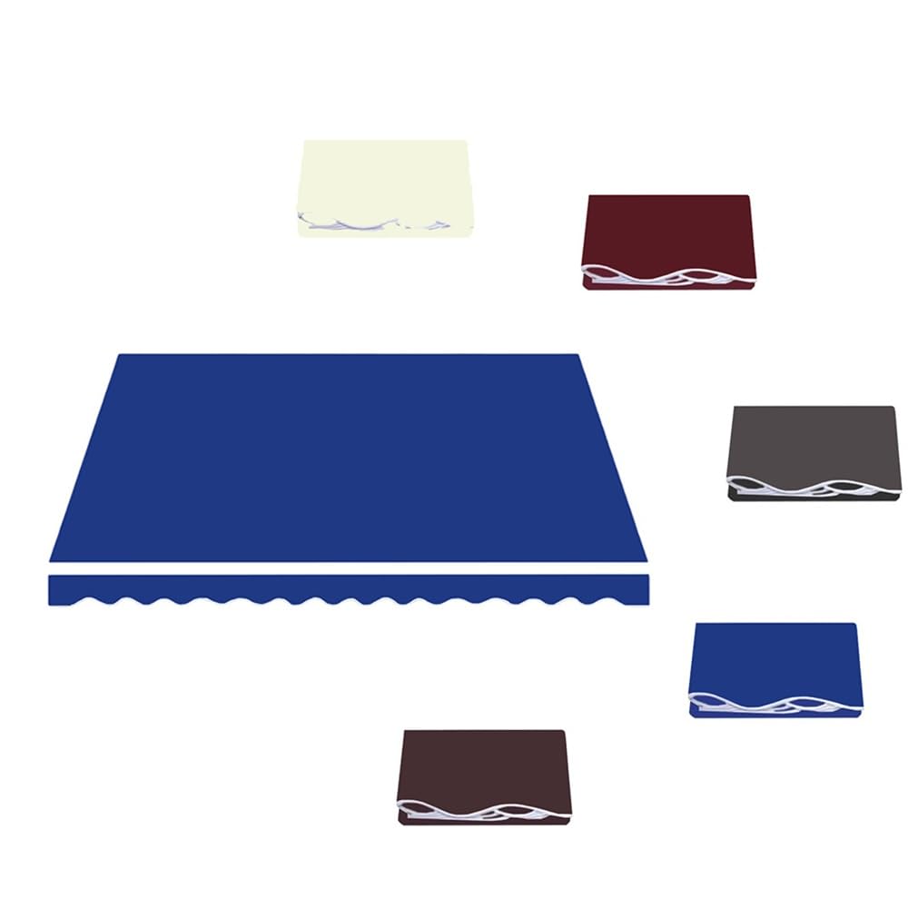 Pbwerigl Blau Awning Retractable Canopy, Retractable Awning Fabric Replacement(,250X200cm/8.2X6.5ft)
