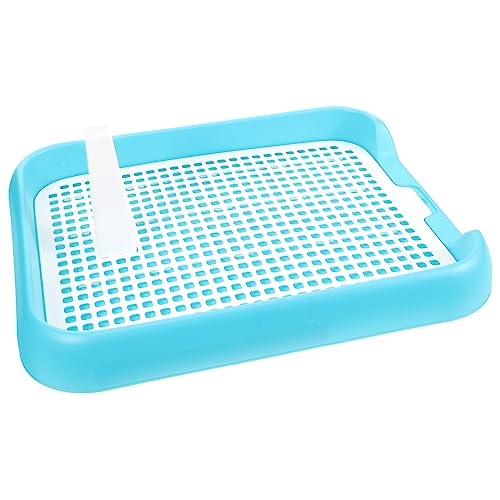 VANZACK Pet Puppy Litter Toilet Training Tray Indoor Dog Potty for Dogs Leak Design Slip Base Portable Office and Bathroom