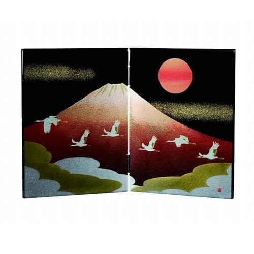 木製屏風 日本の歳時 [お正月][YG367]