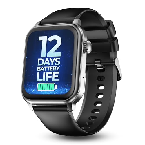 Image of Pebble Ultra Life 1.83 inch True HD 600 Nits Display, BT Calling, 600 mAh Battery, Unisex Design, Sensor, Multi Sports Mode (Jet Black)