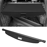 Motoforti Car Trunk Retractable Cargo Cover for Ford Ecosport 2013-2017 Rear Trunk Parcel Shelf Luggage Security Shield Shade, Canvas, Gloss Black