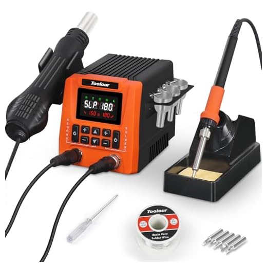 Toolour 2-in-1 Soldering Station