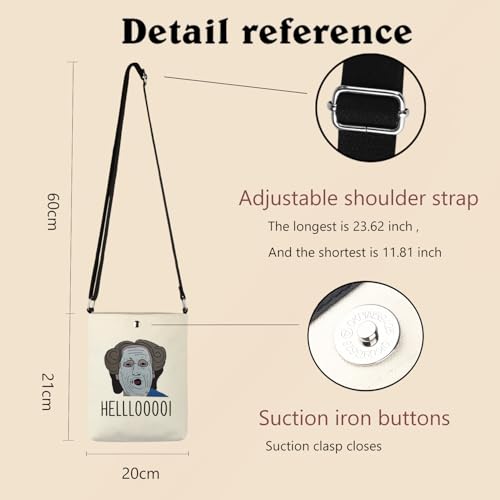 Movie Inspired Crossbody Bag 90s Comedy Movie Gift Mrs. D Quote Crossbody Bag Movie Fans Gift2