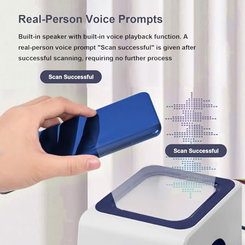 Lecteur universel 1D 2D QR code avec décodage rapide et haute précision pour comptoir