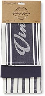 Cooksmart Tea Towel, Cotton, Mustard, One