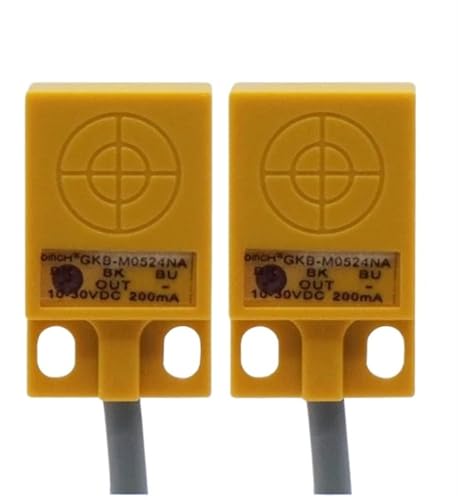 Evite paradas mecánicas con el interruptor de proximidad cuadrado GKB-M0524D1 NPN 3 cables