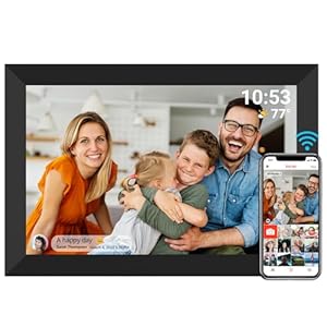 digitale fotolijst, 1280×800 IPS LCD-aanraakscherm, ingebouwd geheugen auto-rotat wandmontage, deel momenten direct van overal