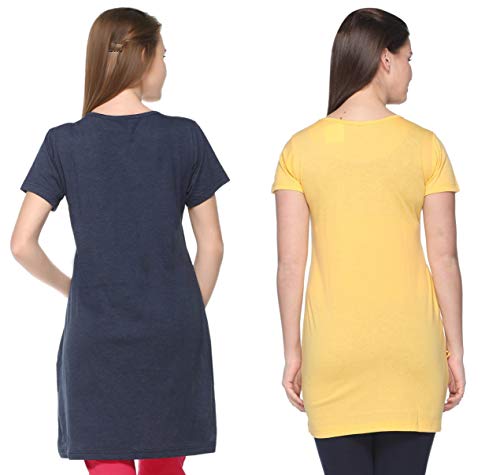 Image of In Love Women's Plus Size Cotton Printed T-Shirt with Pocket - Combo Pack of 2