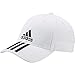 adidas 6P 3S Cap Cotto - Gorra, Unisex Niños, Blanco/Negro, 2/6 años