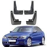 Mud Flaps for BMW 3 E90/E92/E93 2006-2012,No Drilling No Tape Custom Mud Guard Mudflaps All Weather Tire Protector Splash Guards Mudflaps Wheel & Tire Splash Guards