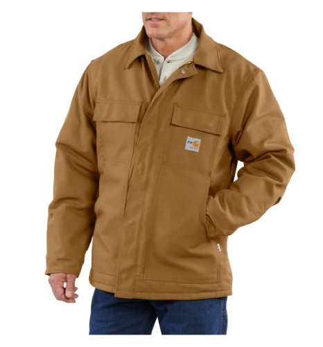 Carhartt Men's Big-Tall Flame-Resistant Duck Traditional Quilt Lined Coat