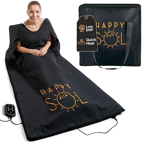 Far Infrared Sauna Blanket for Home, Portable Infrared Sauna Blan...
