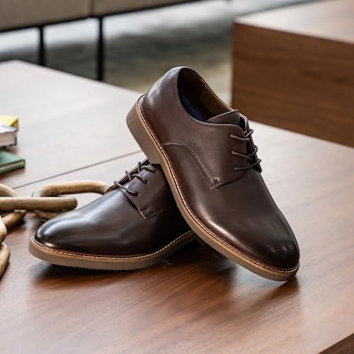 Image of Gunnar and Troy Sentinel Mens Oxford Dress Shoes, Multi-Colors & Sizes | Men's Wingtip Oxford Dress Shoes, Soft Leather Classic Lace-Up Modern Shoes