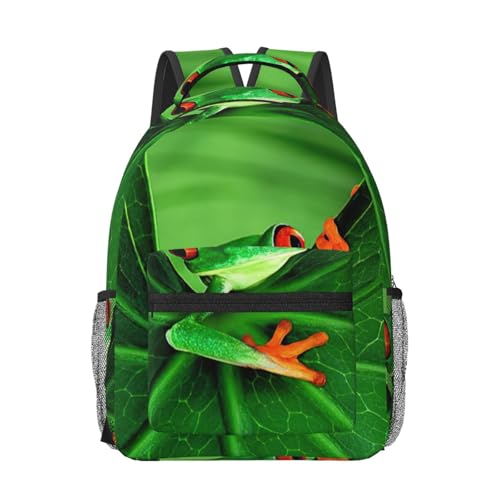 Sac à dos ordinateur portable grenouille noir anti-fatigue pour trajets et avion