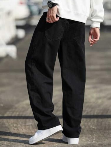 Image of DAIME Mens Regular Fit Baggy Jeans (DYM-218)