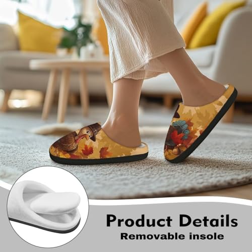 Cozy Slippers for Women - Indoor and Outdoor Cotton Slippers House Shoes with Anti-Skid Sole, Gifts for Women Men4