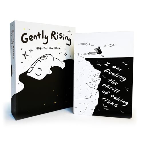 Gently Rising Mindfulness Affirmation Cards for Women, Daily Positive Affirmations,
