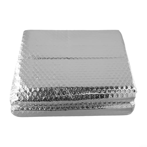 Foil Insulation Roll,Radiator Reflector Foil,Adiator Reflector Panels Pipe Insulation Foil,Double Side Aluminium Foil And Bubble For Pipe Shed Campervan(Without stickers) - Thumbnail 2