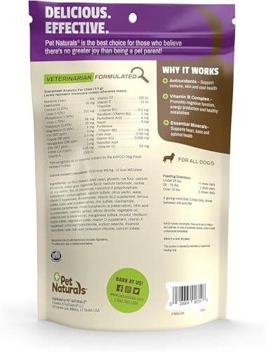 Multivitamines quotidiennes pour chiens fatigués | Solution énergie 30 friandises - 4