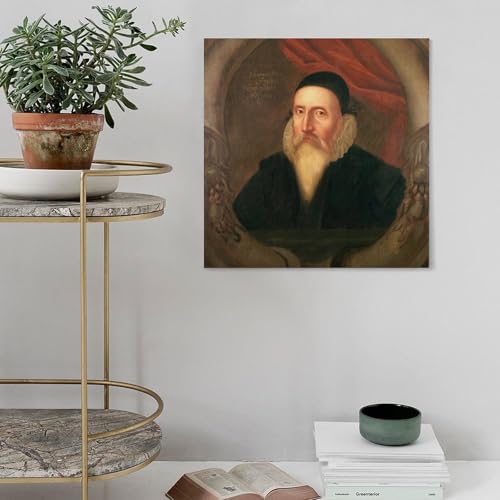 Toile John Dee portrait de qualité supérieure 61 x 61 cm - 4