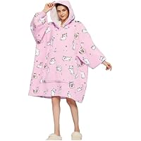FELOVE Sudadera con Capucha, Manta usable,Grande Hoodie Sudadera