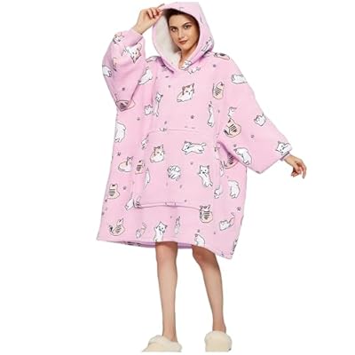 FELOVE Sudadera con Capucha, Manta usable,Grande Hoodie Sudadera con de Gran tamaño, Talla Única, cálida, Suave, y cómoda Sudadera, para Adultos, Hombres, Mujeres, Adolescentes. | Ya disponible en tu tienda friki favorita! En mundofriki.es!