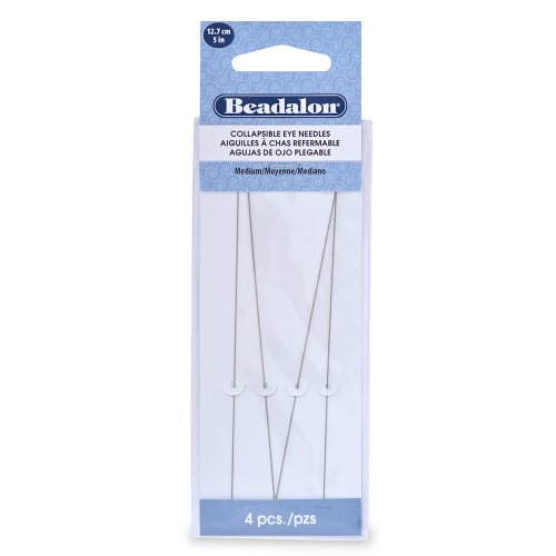 Beadalon 12,7 cm, aghi per occhi pieghevoli medi