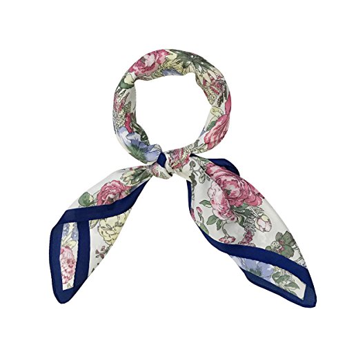 Wrapables® Silk Blend Neckerchief 24 x 24 Inch Square Scarf4
