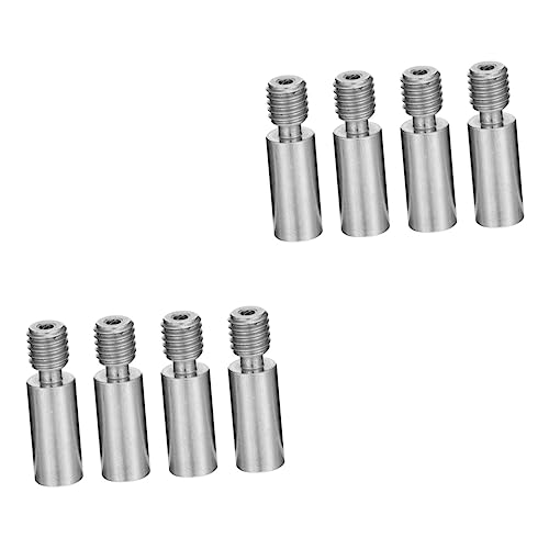 ULTECHNOVO 8pcs Metal Heatbreak Smooth Printer Accessories Heatbreak Throat for Printer Hotend