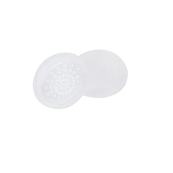 Microware Imported Pair of Joystick Thumbstick Cap Caps for Sony PlayStation 4 PS4 Controller - Clear [video game]